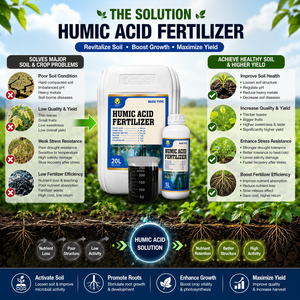 Fertilizante Orgánico de Ácido Fúlvico <span class=keywords><strong>y</strong></span> Ácido Húmico para la Mejora del Suelo <span class=keywords><strong>y</strong></span> Uso Agrícola Sostenible - Product Image 6