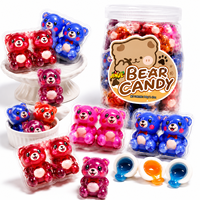 Gomitas de Oso Rellenas de Mermelada, Dulces y Ácidas, con Centro de Fruta, Suaves y Masticables, Venta al por Mayor, Etiqueta Privada Personalizada, OEM/ODM, Halal