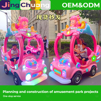 Nuevo Coche de Choque Luminoso Cuadrado para Parques al Aire Libre, Puestos de Entretenimiento, Centros Comerciales y Mercados Nocturnos, con Batería para Niños