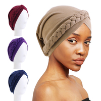 Musulman islámico interior cabeza turbante bufanda diademas mujeres pelo turbante sombrero para mujer