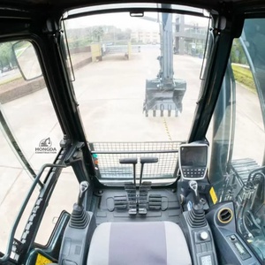 Excavadora de cadenas Hyundai HX220L amarilla, equipo de construcción - Product Image 5