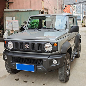 Marchepieds latéraux tout-terrain 4x4 Unity pour Suzuki Jimny JB74 2018+ en alliage d'aluminium, deux côtés noirs avec <span class=keywords><strong>LOGO</strong></span>, marchepieds automatiques - Product Image 1
