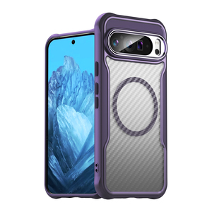 Translucent Carbon <strong>Fiber</strong> Magnetic Phone case Suitable for <strong>Google</strong> Pixel 9 Pro XL Phone case for <strong>Google</strong> Pixel 9 - Product Image 1