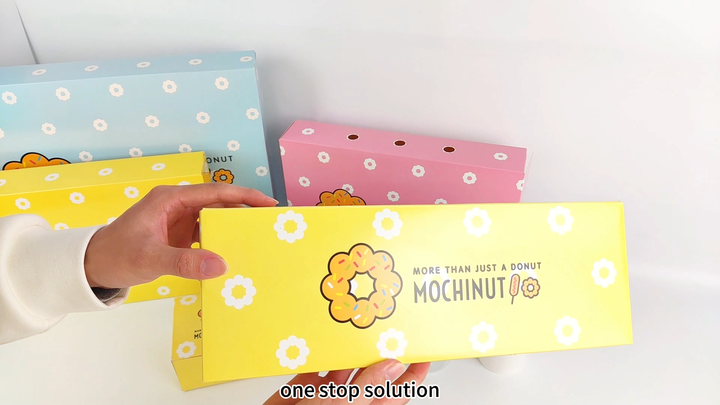 VISIONPAK Mochinut Mochi Donut Boxes Biodegradable Box Packaging With ...