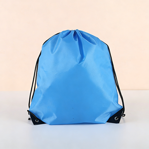 High Quality Customized Color Printed Polyester <b>Backpack</b> Waterproof Eco Friendly <b>Drawstring</b> Bag for Gym Sport Hiking - Product Image 2