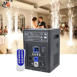 Máquina de fogos de artifício 750W para casamento, máquina pirotécnica Mglight USA, faísca fria para DJ, palco, festa de casamento