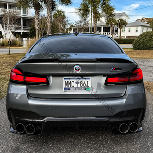 สำหรับ M5 F90 ชุดตกแต่งท่อไอเสียคาร์บอนไฟเบอร์แท้แบบแห้ง - Product Image 6