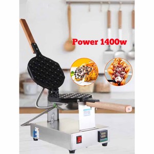 XEOLEO QQ Thương Mại Máy Bánh Trứng Bong Bóng Nhà Sản Xuất Bánh Trứng Bằng Thép Không Gỉ Sản Xuất Bánh 1400WHong Kong Thực Phẩm Máy Làm - Product Image 4