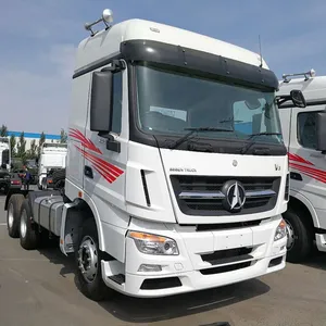 Trator de caminhão de 6x4 420hp, largamente acclamado madben v3 cabeça de caminhões pesados para segunda mão