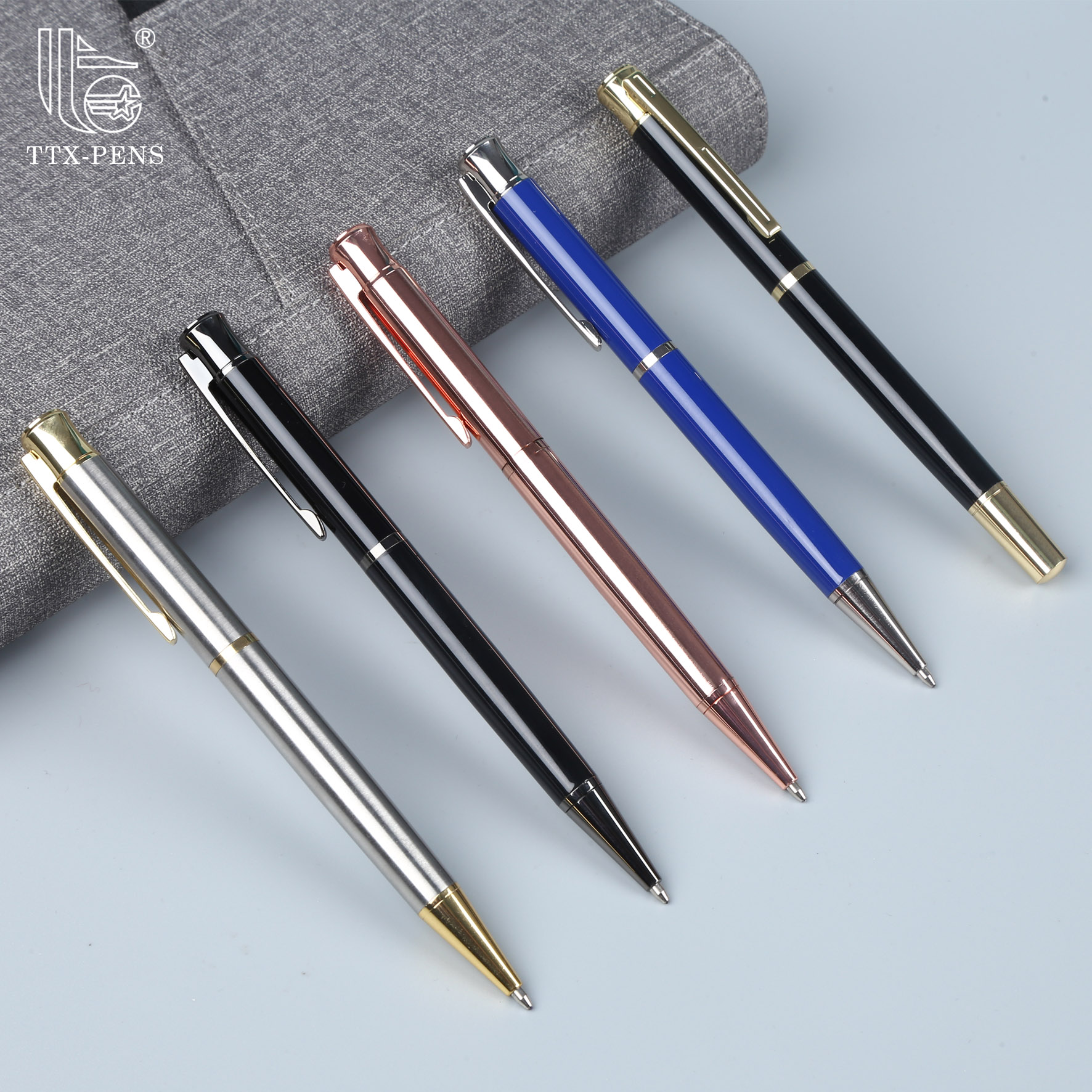 TTX оптовая продажа, маленькая шариковая ручка, металлическая, золотистая, металлическая, карманная ручка, мини-ручка, подарок для отеля, свадьбы, бизнеса