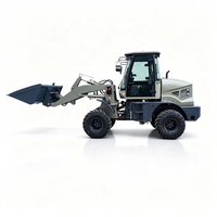 Chargeur frontal miniature BITSMANN 1/1,5 tonne, chargeur sur roues chinois avec moteur EU5 haute efficacité pour l'agriculture et la construction