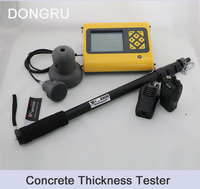 Testeur de détecteur d'épaisseur de sol numérique portable DR800-A Scanner de béton Équipement de test numérique