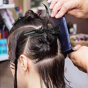 Pinces à cheveux en plastique pour Salon de coiffure, pinces <span class=keywords><strong>Crocodile</strong></span> avec LOGO personnalisé - Product Image 5