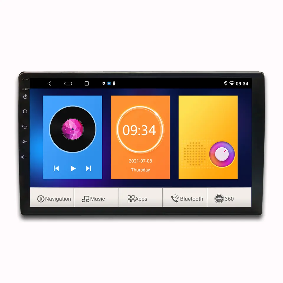 Универсальный 9 дюймов Все-в-одном машина обратный дисплей экран Android большой экран навигационный РЕГИСТРАТОР GPS автомобильная навигация