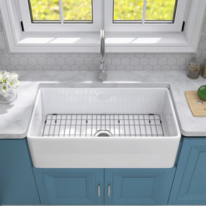 <span class=keywords><strong>Lavello</strong></span> da <span class=keywords><strong>Cucina</strong></span> Moderno in Ceramica Bianca da 36 Pollici, Design Rettangolare con Frontale a Grembiule, Certificato CUPC - Product Image 2