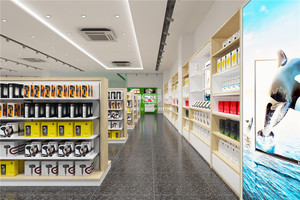 Đồ Gia Dụng Tùy Chỉnh Kệ Trưng Bày Bằng Gỗ Bán Lẻ Cho Cửa Hàng Thiết Kế Nội Thất Phụ Kiện Cửa Hàng Đồ Điện Tử - Product Image 6