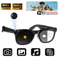 Lunettes Intelligentes de Grossiste d'Usine avec Caméra 800W, Enregistrement Vidéo HD 1080P, Transfert WiFi et Prise de Photos Mains Libres