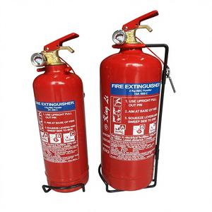 1公斤2公斤便携式灭火器，汽车用ABC干粉灭火器，带铁支架的空灭火器 - Product Image 6