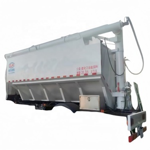 Prix usine 12 Cbm 20cbm 40cbm 55cbm véhicule de Transport d'alimentation en vrac camion d'alimentation haut du corps pour élever des animaux bétail volaille - Product Image 1