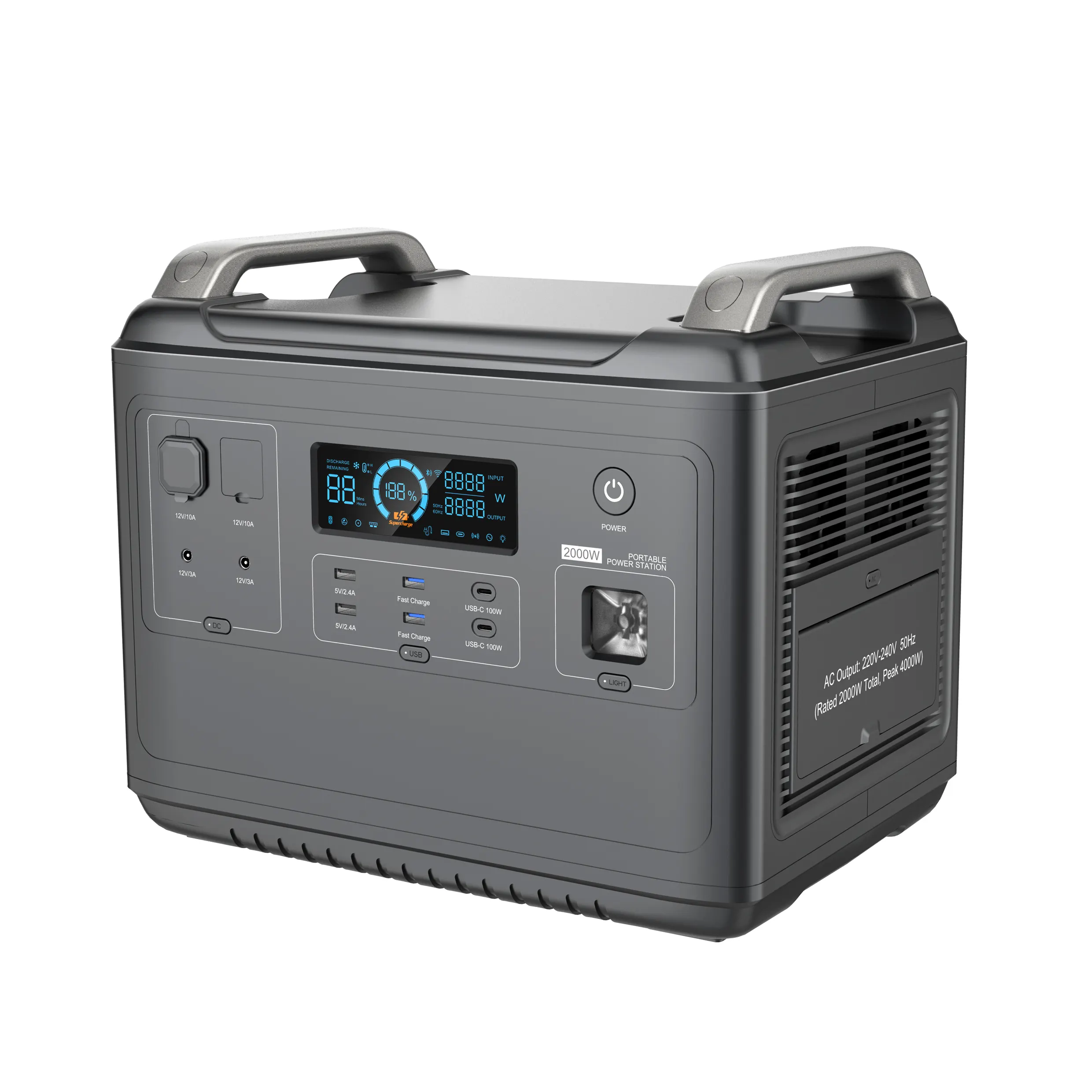 2000W lithium iron phosphate Portable Power Station