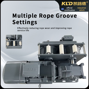 חיכוך תוף <span class=keywords><strong>winch</strong></span> שליטה מרחוק אלחוטית & מנוע חשמלי ברמה תעשייתית עבור משיכת חובה כבדה - Product Image 5