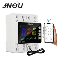 Pemantau Daya VoltMeter 80A, Proteksi Beban Berlebih dan Tegangan Rendah, Pemutus Sirkuit, Meteran Energi WiFi Pintar 3 Fasa