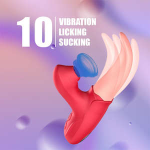 MEIPER Juguete Sexual para Adultos, Materiales Seguros, 10 Modos de Succión, Vibrador con Lengua, Estimulación de Pezones y Clítoris, Vibrador - Product Image 2