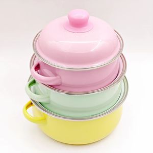 Émail Four Lait et Sauce Goutte À Goutte Gril Support De Poêle À Gaz Ensemble De Cuisson Ragoût <span class=keywords><strong>Paella</strong></span> Pot De Haute Qualité Ustensiles De Cuisine À Faible quantité minimale de commande - Product Image 2