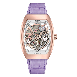Reloj Mecánico de Pulsera para Mujer, Diseño de Esqueleto, Esfera Hueca, Acero Inoxidable, Novedad 2026 - Product Image 6