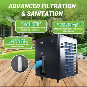 Système de refroidissement d'usine, refroidisseur de bain de glace, refroidisseur de bain de glace avec pompe de circulation Wifi pour salle de boxe, pour utilisation en extérieur - Product Image 2