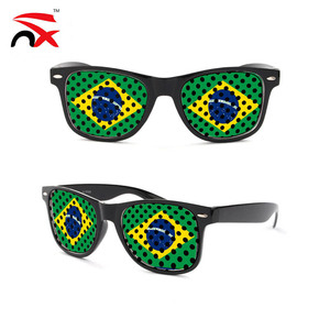 Lunettes de soleil personnalisées pour événements sportifs, drapeaux nationaux du Brésil, d'Argentine, du Canada, cadeaux, fête, football, autocollants pour lunettes, lunettes de soleil pour hommes - Product Image 1