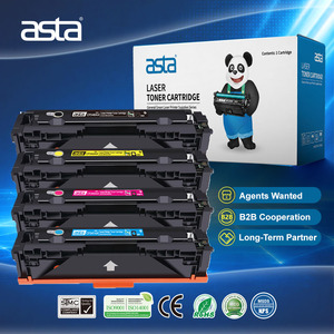 Cartouche de Toner couleur ASTA CF540X <span class=keywords><strong>CF541X</strong></span> CF542X CF543X 203X, avec puce Compatible avec HP M254dw M254nw M280nw M281fdn M281 - Product Image 1