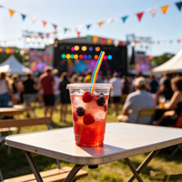 Gobelets en plastique PET transparents imprimés personnalisés de 12, 16, 20, 24, 32 oz, jetables, pour milkshake, boba, jus, bière, café, boissons froides, avec couvercle
