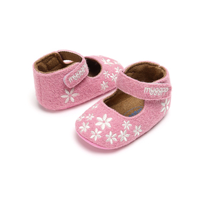 2020 nuovo tessuto <span class=keywords><strong>di</strong></span> <span class=keywords><strong>lana</strong></span> fiore stampa principessa vestito bambino neonato scarpe ragazza - Product Image 4