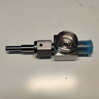 Vannes à diaphragme en acier inoxydable usinées CNC 5 axes, assemblages de raccords VCR, pièces métalliques de précision, service OEM personnalisé