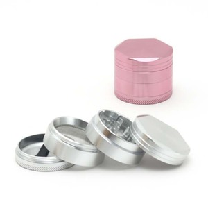 Cannacoast Premium 4-Layer Flat Round Dry <b>Herb</b> <b>Grinder</b> Luxury Zinc Alloy for Accessory - Product Image 5