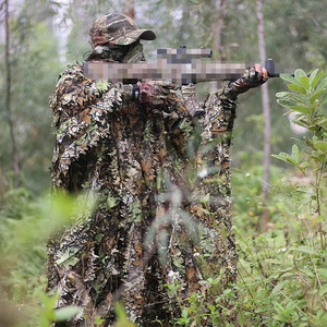Combinaison Ghillie Feuille d'Érable 3D, Vêtements de <span class=keywords><strong>Chasse</strong></span> Camouflage pour la <span class=keywords><strong>Chasse</strong></span> - Product Image 2