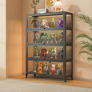 Vitrine en métal <span class=keywords><strong>pour</strong></span> figurines, meuble de rangement en fer <span class=keywords><strong>pour</strong></span> modèles et briques <span class=keywords><strong>LEGO</strong></span> - Product Image 5