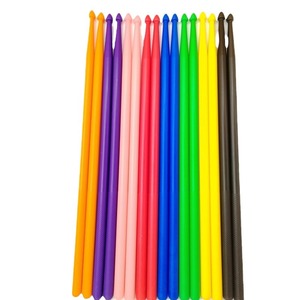 Baquetas de nailon 5A, baquetas de bajo de plástico coloridas con asas antideslizantes, herramienta de percusión - Product Image 1