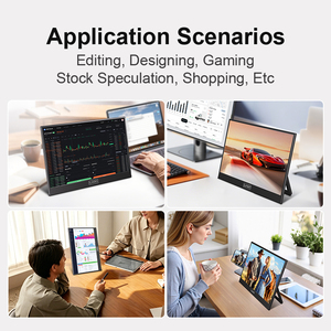 14 inch Laptop Screen <b>Extender</b> 60Hz Type-C & HD Portable Monitor <b>Plug</b> & Play Easy to Carry Dual Monitor for Laptop Use - Product Image 6