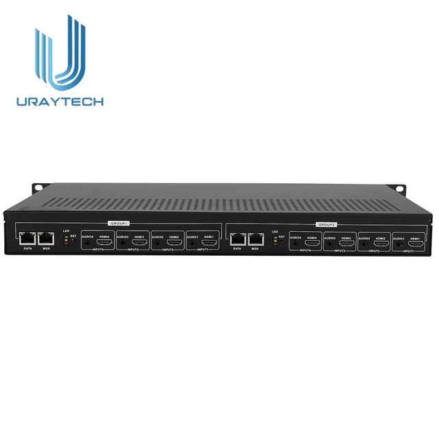 1U Rack HEVC H.265 H.264 HDMI Video Stream Encoder Live Streaming HD Encoder 8 Channels HDMI to HTTP RTSP RTMP Encoder