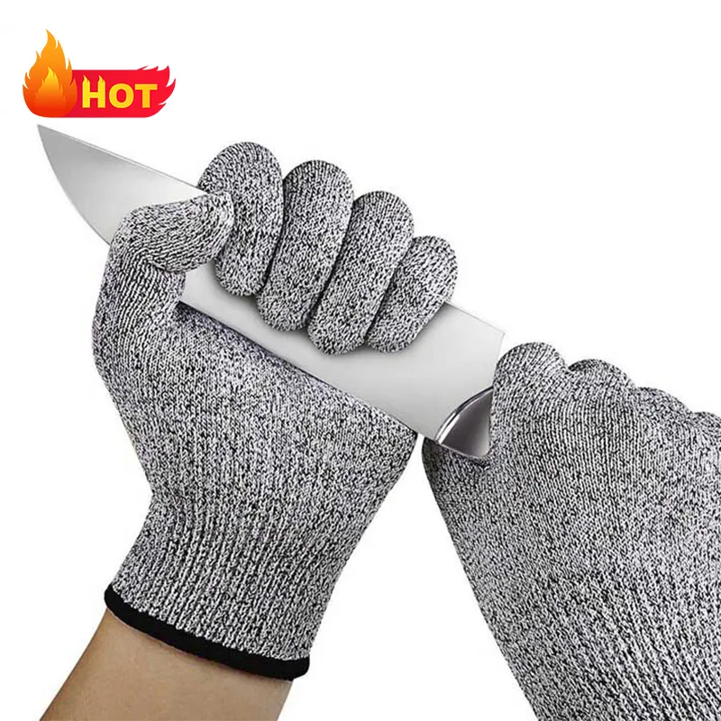 Food Grade Kitchen Knife Blade Proof Level 5 Anticut Cooking Gloves Safety Protection Fish Handling Cut Resistant Gloves