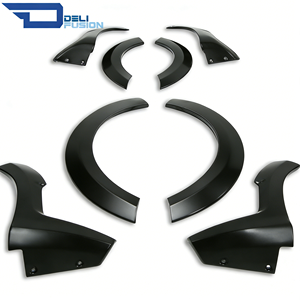 Pour Fiat 595 695 Abarth 2008-2024, style 70e anniversaire, fibre de verre, large carrosserie, arches, 8 pièces - Product Image 2