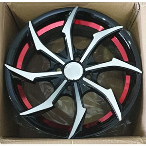 Nouvelles jantes en alliage d'aluminium coulé de 15 pouces, PCD 5x114.3/5x120/5x112, ajustement universel, finition noire, design multi-rayons pour - Product Image 2
