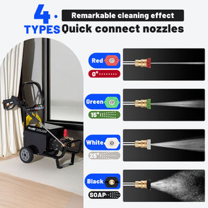 Nettoyeur électrique à eau froide de qualité industrielle 2200 psi 150 bars, tête de pompe en cuivre, pompe à vilebrequin pour le <span class=keywords><strong>nettoyage</strong></span> <span class=keywords><strong>des</strong></span> coques de chantiers navals - Product Image 3