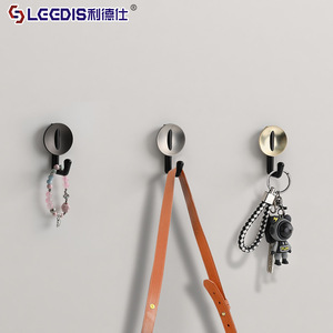Modern Round Wall <b>Hooks</b> Minimalist Design Wall Mounted Coat Rack For Bathroom Wardrobe <b>Door</b> Easy Install 2658 - Product Image 2