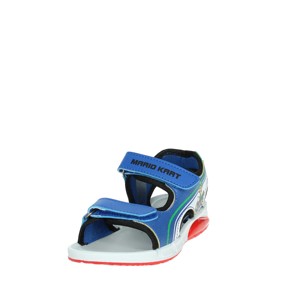 Sandali con tacco basso blu Mb001485 - Product Image 6