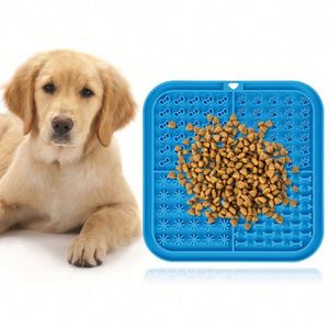 Tapis de toilette pour animaux de compagnie en silicone imperméable pour l'entraînement canin et la distribution de nourriture, vente en gros - Product Image 1