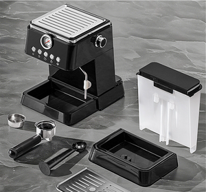 Máquina de Espresso Semiautomática Estilo Italiano para Uso Doméstico, Todo en Uno, con Espumador de Leche, Control de Temperatura, 1300W, Vaporizador - Product Image 5