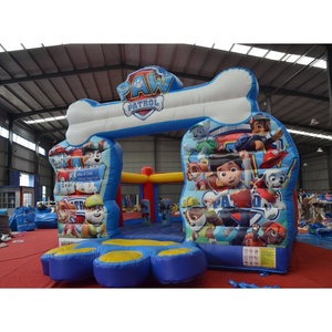 Grand château gonflable en PVC pour l'extérieur, structure de jeu sécurisée pour les fêtes ou les aires de jeux des enfants dans la cour. - Product Image 4